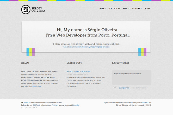 Sergio Oliveira website preview